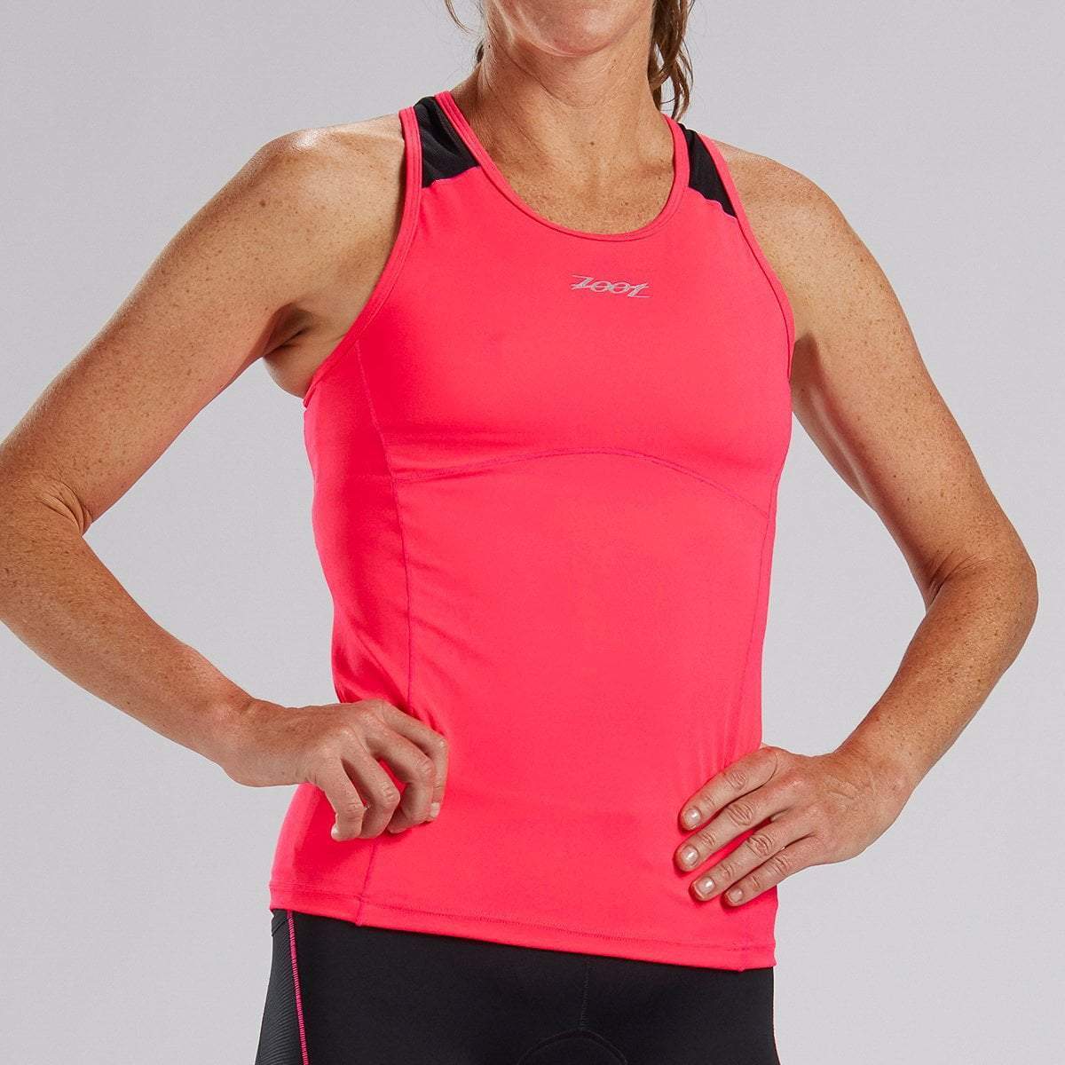 Zoot Sports TRI TOPS WOMENS CORE TRI RACERBACK - NEON PINK (BLUSH)