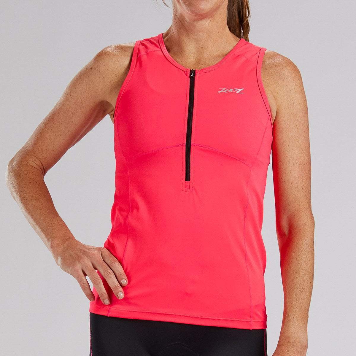 Zoot Sports TRI TOPS WOMENS CORE TRI TANK - NEON PINK (BLUSH)