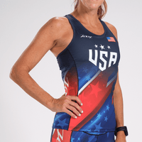 Zoot Sports TRI TOPS WOMENS LTD TRI RACERBACK - TEAM USA