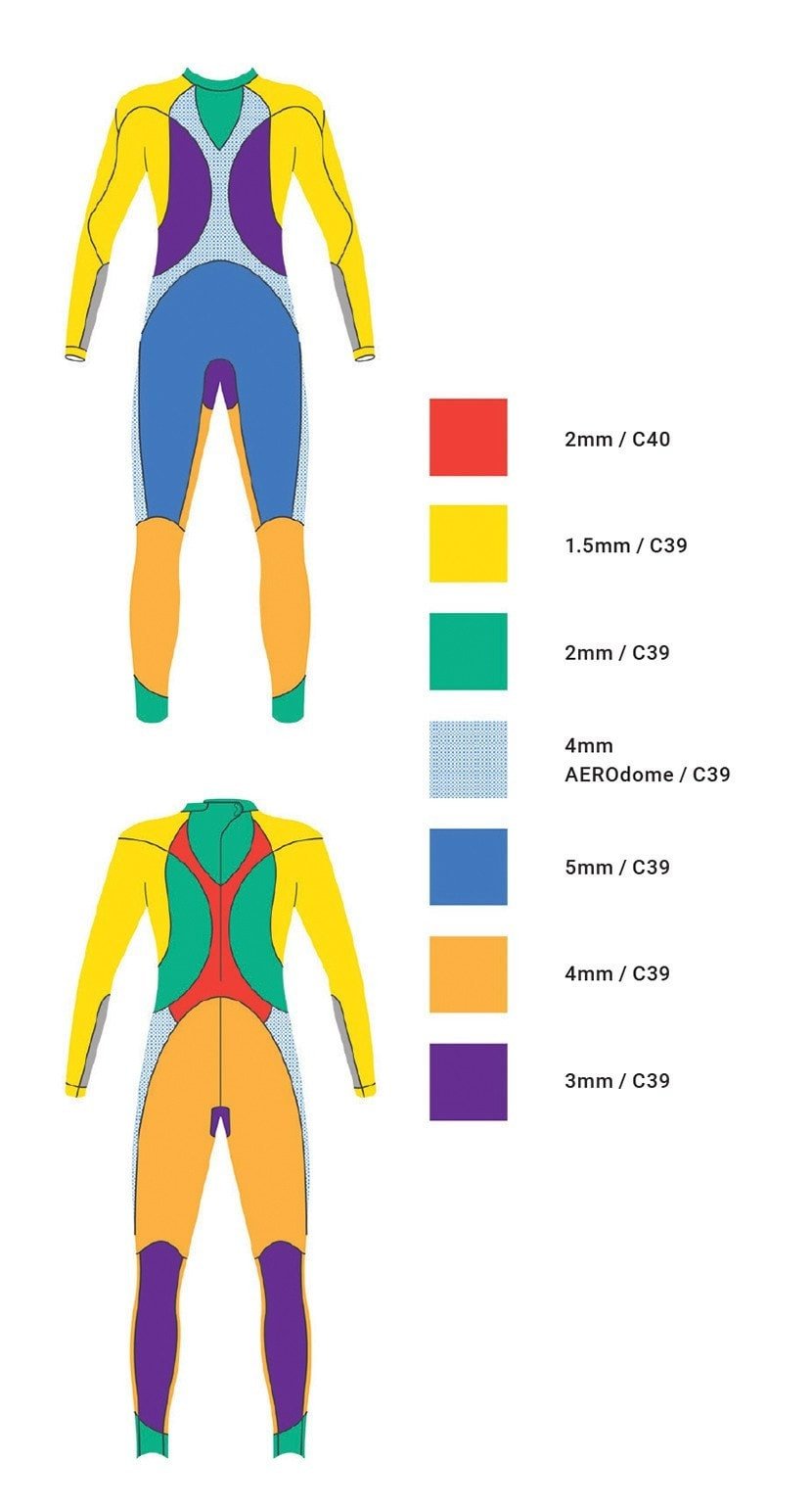 Men's Wave 3 Wetsuit - Black/Hi Viz Orange